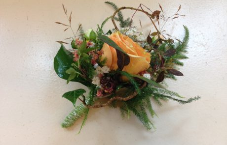 Corsage, knapphullsblomst